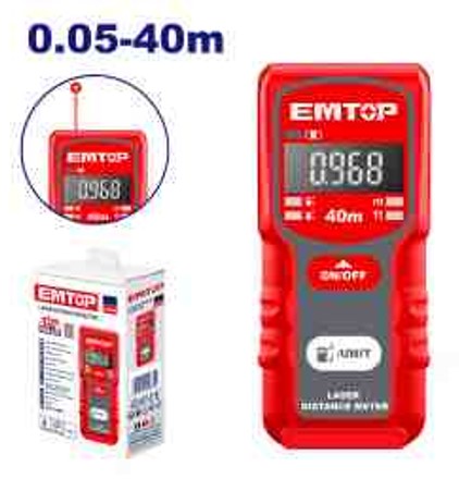 40m Laser Distance Detector ±2mm Accuracy Class 2